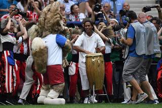 Ronaldinho no final da Copa (Cristophe Simon/AFP)